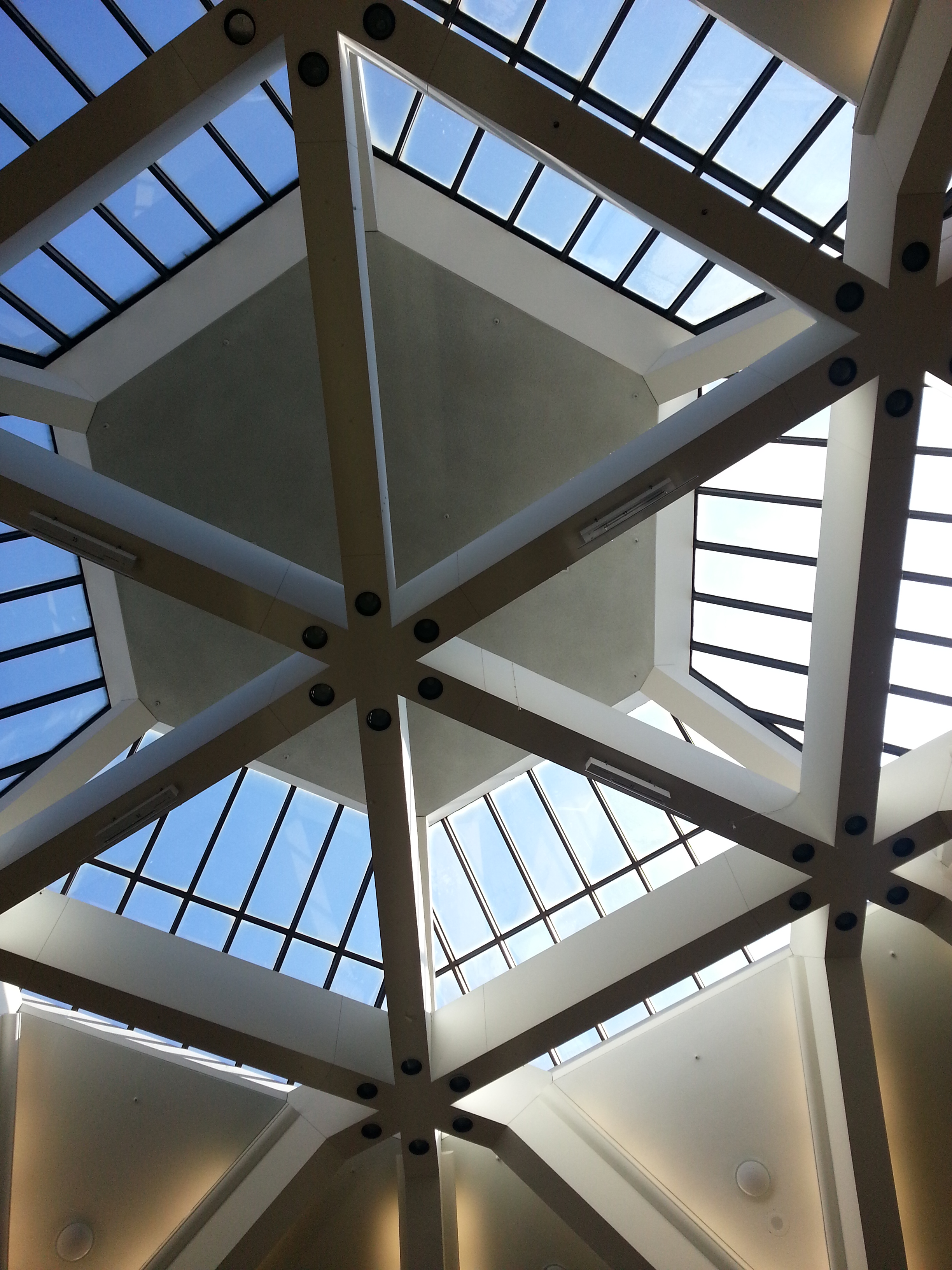 Southwest Plaza — structural skylight detail