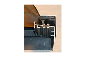 Thermally broken aluminum frame