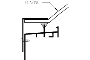 Single glazed skylight